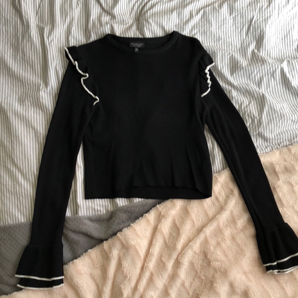 **TopShop Ruffle Sweater**